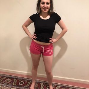 Hollister pink short shorts